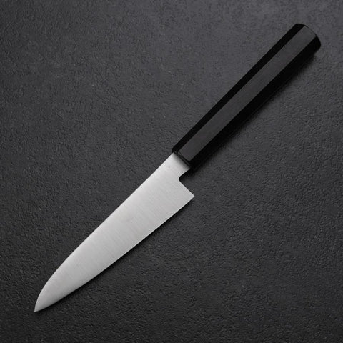 Petty VG-10 Polished Ebony Handle 115mm (4.5”)-[Musashi]-[Japanese-Kitchen-Knives]