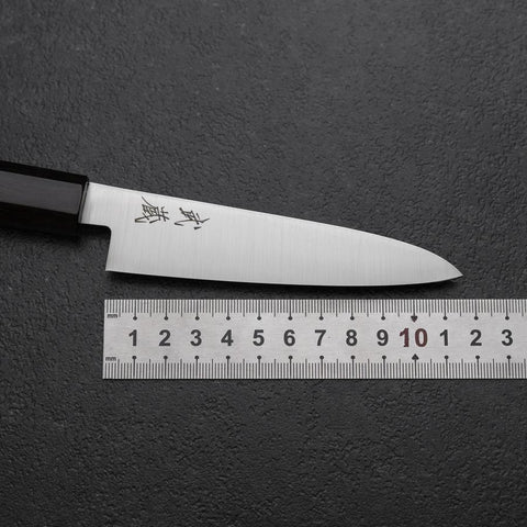 Petty VG-10 Polished Ebony Handle 115mm (4.5”)-[Musashi]-[Japanese-Kitchen-Knives]