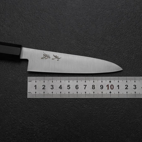 Petty VG-10 Polished Ebony Handle 115mm (4.5”)-[Musashi]-[Japanese-Kitchen-Knives]