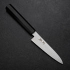 Petty VG-10 Polished Ebony Handle 115mm (4.5”)-[Musashi]-[Japanese-Kitchen-Knives]