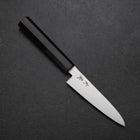 Petty VG-10 Polished Ebony Handle 115mm (4.5”)-[Musashi]-[Japanese-Kitchen-Knives]