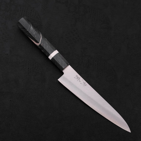 Petty VG-10 Polished Marbled Maple Handle 150mm-[Musashi]-[Japanese-Kitchen-Knives]