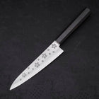 Petty VG-10 Polished Sakura Ebony Handle 150mm-[Musashi]-[Japanese-Kitchen-Knives]