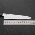 Petty VG-10 Tsuchime Damascus Ashwood Handle 150mm-[Musashi]-[Japanese-Kitchen-Knives]