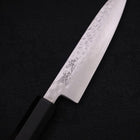 Petty VG-10 Tsuchime Damascus Buffalo Ebony Handle 120mm-[Musashi]-[Japanese-Kitchen-Knives]