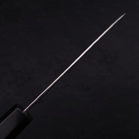 Petty VG-10 Tsuchime Damascus Buffalo Ebony Handle 120mm-[Musashi]-[Japanese-Kitchen-Knives]