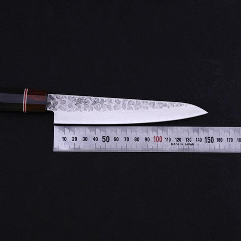 Petty VG-10 Tsuchime Damascus Cherry Handle 150mm-[Musashi]-[Japanese-Kitchen-Knives]