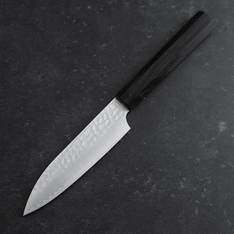 Petty VG-10 Tsuchime Ebony Handle 120mm-[Musashi]-[Japanese-Kitchen-Knives]