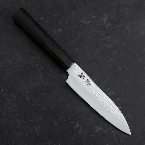Petty VG-10 Tsuchime Ebony Handle 120mm-[Musashi]-[Japanese-Kitchen-Knives]