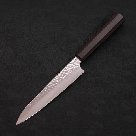 Petty VG-10 Tsuchime Ebony Handle 150mm-[Musashi]-[Japanese-Kitchen-Knives]