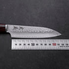 Petty VG-10 Tsuchime Oval Mahogany Handle 120mm-[Musashi]-[Japanese-Kitchen-Knives]