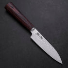 Petty VG-10 Tsuchime Oval Mahogany Handle 120mm-[Musashi]-[Japanese-Kitchen-Knives]