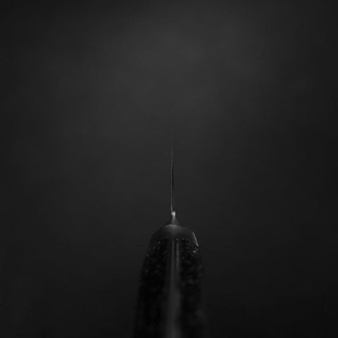 Petty VG-5 Tsuchime Black Marble Handle 150mm-[Musashi]-[Japanese-Kitchen-Knives]