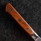 Petty VG-5 Tsuchime Western Brown Handle 90mm-[Musashi]-[Japanese-Kitchen-Knives]