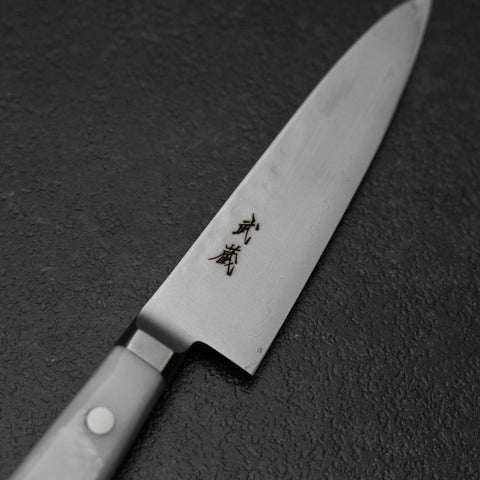 Petty VG-5 Tsuchime White Marble Handle 120mm (4.7”)-[Musashi]-[Japanese-Kitchen-Knives]