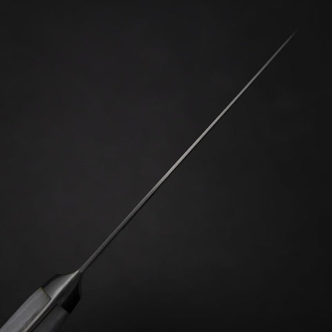 Petty VG-5 Tsuchime White Marble Handle 120mm (4.7”)-[Musashi]-[Japanese-Kitchen-Knives]