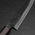 Petty White Steel #2 Kurouchi Zelkova Handle 150mm-[Musashi]-[Japanese-Kitchen-Knives]