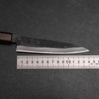 Petty White Steel #2 Kurouchi Zelkova Handle 150mm-[Musashi]-[Japanese-Kitchen-Knives]