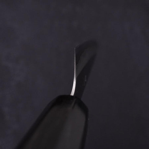 Petty White Steel #1 Polished Buffalo Magnolia Handle 135mm-[Musashi]-[Japanese-Kitchen-Knives]