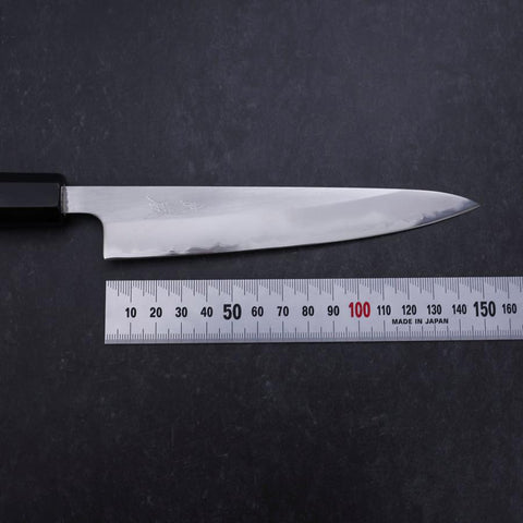 Petty White Steel #1 Polished Buffalo Magnolia Handle 150mm-[Musashi]-[Japanese-Kitchen-Knives]