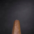 Petty White Steel #1 Polished Oak Handle 150mm-[Musashi]-[Japanese-Kitchen-Knives]