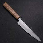 Petty White Steel #1 Polished Oak Handle 150mm-[Musashi]-[Japanese-Kitchen-Knives]