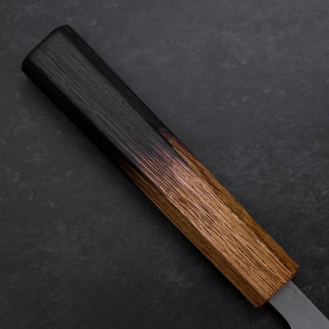 Petty White Steel #1 Polished Yaki Urushi Handle 150mm-[Musashi]-[Japanese-Kitchen-Knives]