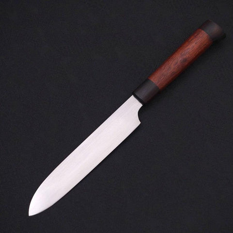 Petty White Steel #1 Super Polished Shitan Handle 150mm-[Musashi]-[Japanese-Kitchen-Knives]