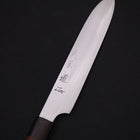 Petty White Steel #1 Super Polished Shitan Handle 150mm-[Musashi]-[Japanese-Kitchen-Knives]