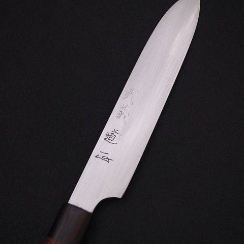 Petty White Steel #1 Super Polished Shitan Handle 150mm-[Musashi]-[Japanese-Kitchen-Knives]