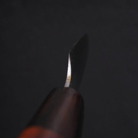 Petty White Steel #1 Super Polished Shitan Handle 150mm-[Musashi]-[Japanese-Kitchen-Knives]