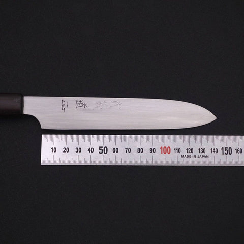 Petty White Steel #1 Super Polished Shitan Handle 150mm-[Musashi]-[Japanese-Kitchen-Knives]