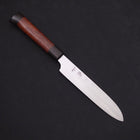 Petty White Steel #1 Super Polished Shitan Handle 150mm-[Musashi]-[Japanese-Kitchen-Knives]