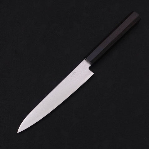 Petty ZA-18 Damascus Buffalo Ebony Handle 150mm-[Musashi]-[Japanese-Kitchen-Knives]