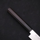 Petty ZA-18 Damascus Buffalo Ebony Handle 150mm-[Musashi]-[Japanese-Kitchen-Knives]