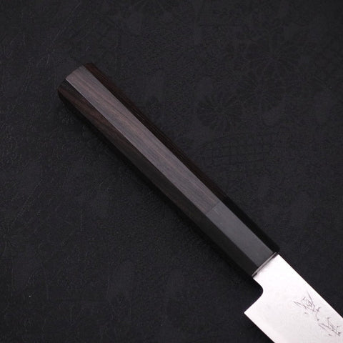 Petty ZA-18 Damascus Buffalo Ebony Handle 150mm-[Musashi]-[Japanese-Kitchen-Knives]