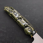 Petty ZA-18 Damascus Ceramics Dragon Handle 150mm-[Musashi]-[Japanese-Kitchen-Knives]
