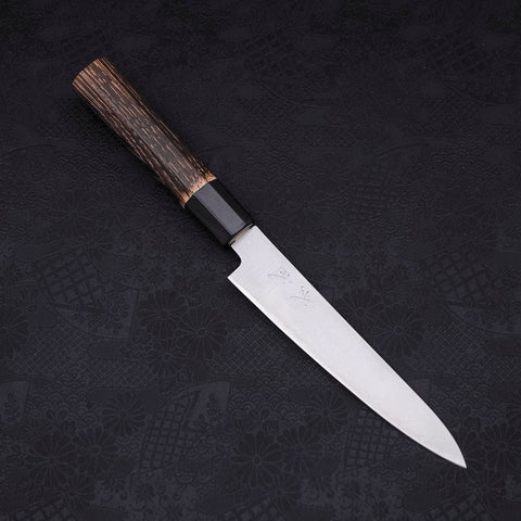 Petty ZDP-189 Polished Buffalo Chestnuts Handle 150mm-[Musashi]-[Japanese-Kitchen-Knives]