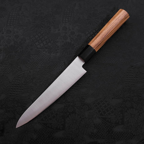 Petty ZDP-189 Polished Buffalo Teak Handle 150mm-[Musashi]-[Japanese-Kitchen-Knives]