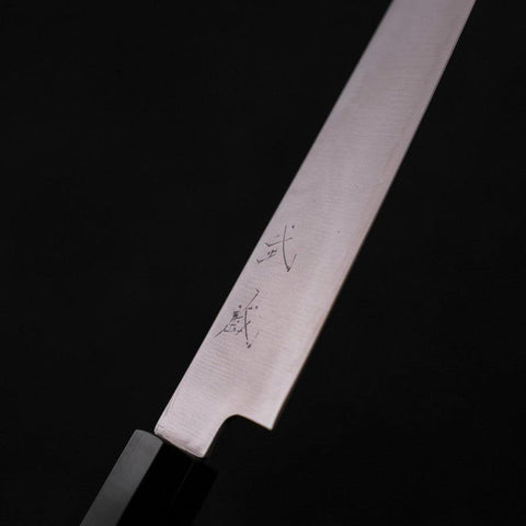 Petty ZDP-189 Polished Buffalo Teak Handle 150mm-[Musashi]-[Japanese-Kitchen-Knives]