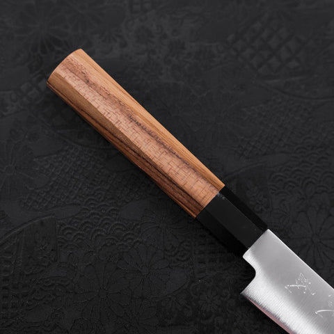 Petty ZDP-189 Polished Buffalo Teak Handle 150mm-[Musashi]-[Japanese-Kitchen-Knives]