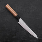 Petty ZDP-189 Polished Buffalo Teak Handle 150mm-[Musashi]-[Japanese-Kitchen-Knives]