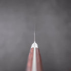 Petty knife AUS-8 Polished Western Mahogany Handle 150mm-[Musashi]-[Japanese-Kitchen-Knives]