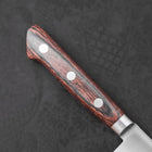 Petty knife AUS-8 Polished Western Mahogany Handle 150mm-[Musashi]-[Japanese-Kitchen-Knives]