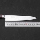Petty knife AUS-8 Polished Western Mahogany Handle 150mm-[Musashi]-[Japanese-Kitchen-Knives]