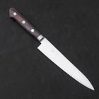 Petty knife AUS-8 Polished Western Mahogany Handle 150mm-[Musashi]-[Japanese-Kitchen-Knives]