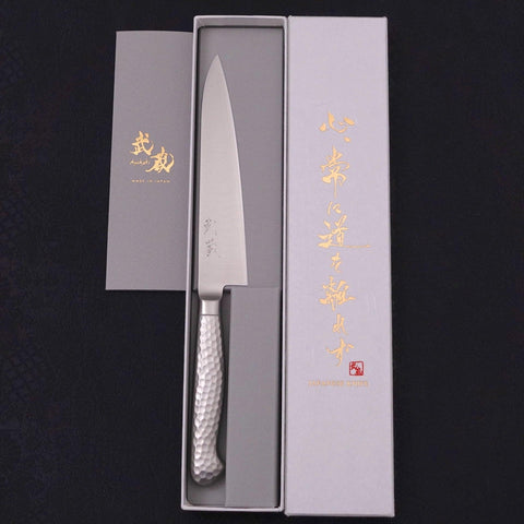 Petty knife VG-5 Polished Western Handle 150mm-[Musashi]-[Japanese-Kitchen-Knives]