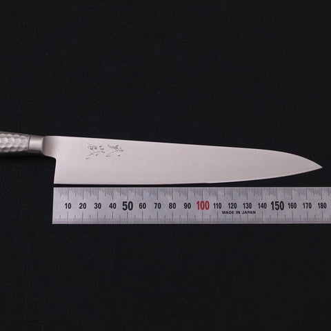 Petty Knife VG-5 Polished Western Handle 180mm-[Musashi]-[Japanese-Kitchen-Knives]