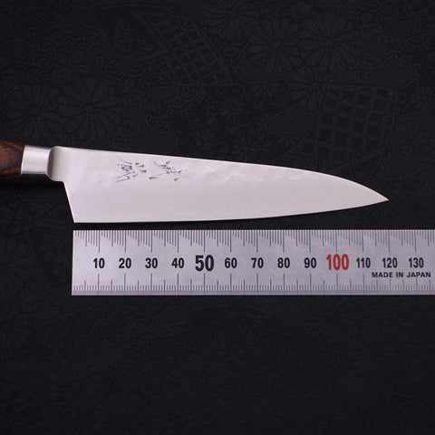 Petty knife VG-5 Tsuchime Western Handle 120mm-[Musashi]-[Japanese-Kitchen-Knives]
