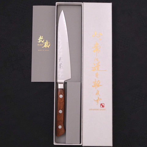 Petty knife VG-5 Tsuchime Western Handle 150mm-[Musashi]-[Japanese-Kitchen-Knives]